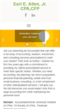 Mobile Screenshot of earlallencpa.com
